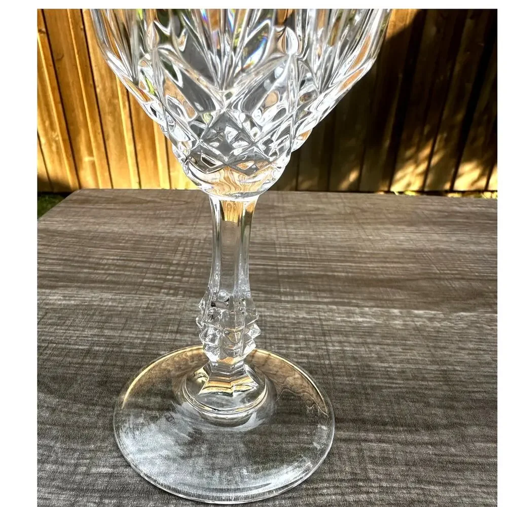 Capri Crystal Collection JMP Marketing Retired Crystal Wine Glasses-Italy-Set 9
